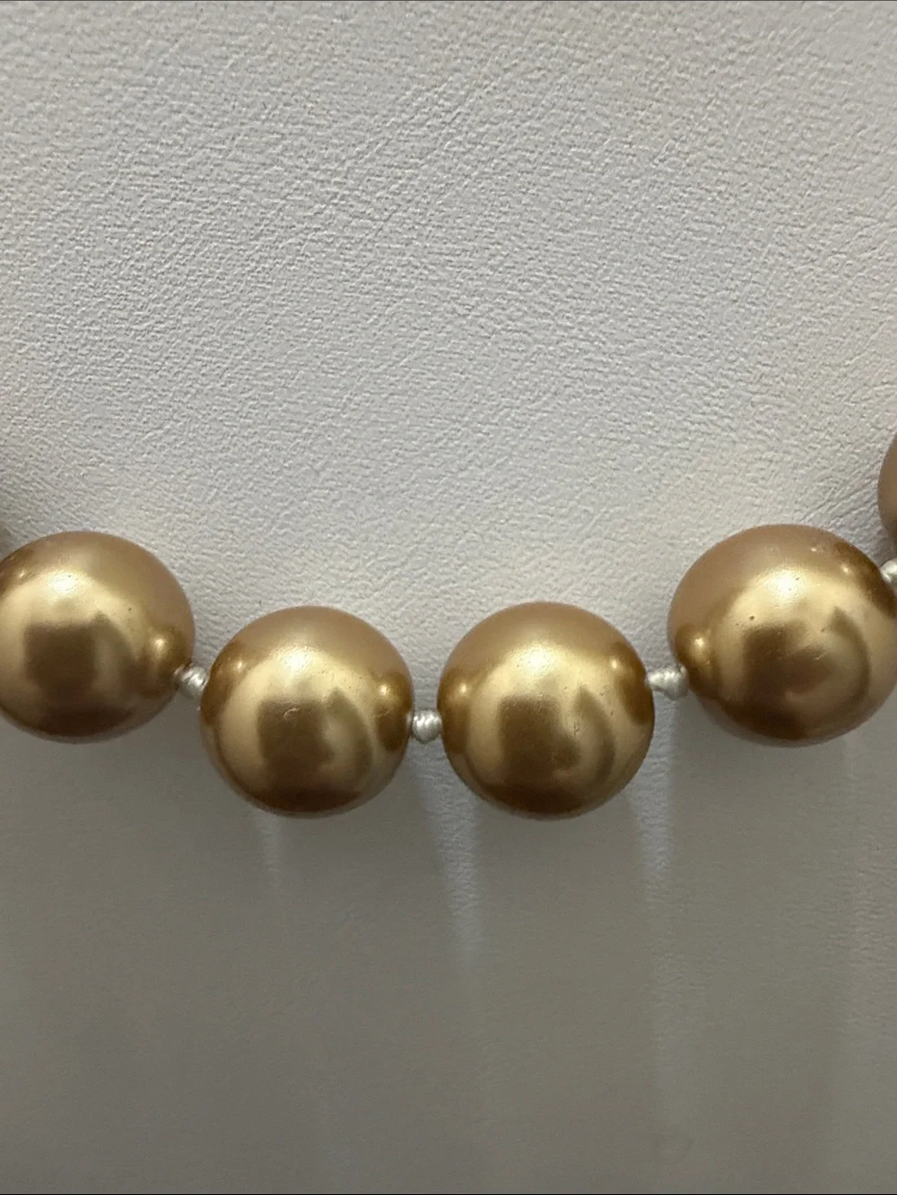 Classic Gold Faux Pearl‎ Bead Necklace - Elegant Women's Jewelry